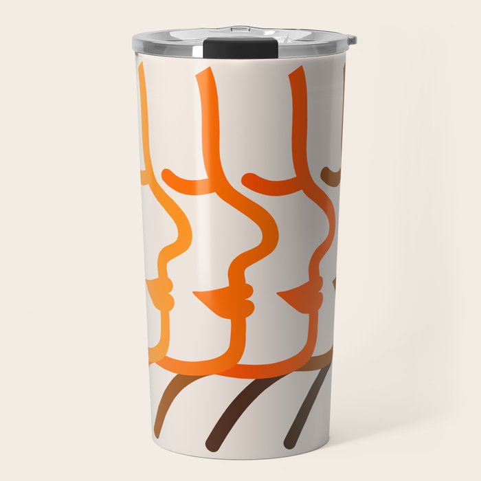 Golden Silhouettes Travel Mug Gallery Image 1