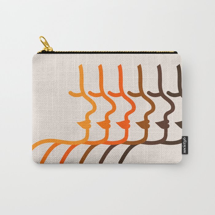 Golden Silhouettes Carry All Pouch Gallery Image 1