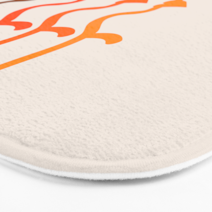 Golden Silhouettes Bath Mat Gallery Image 3