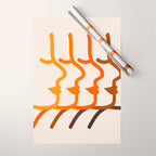 Golden Silhouettes Wrapping Paper Gallery Image 1