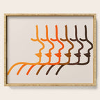 Golden Silhouettes Serving Tray Gallery Image 1