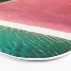 Mexican Pink. Rosa Mexicano. Bath Mat Gallery Image 3