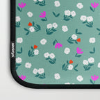 Dainty Blooms Pattern - Sage Green Laptop Sleeve Gallery Image 3