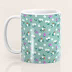Dainty Blooms Pattern - Sage Green Coffee Mug Gallery Image 3