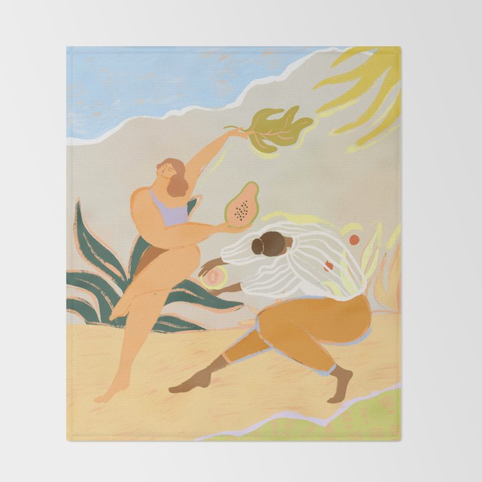 Summer Fever  Throw Blanket Gallery Image 2