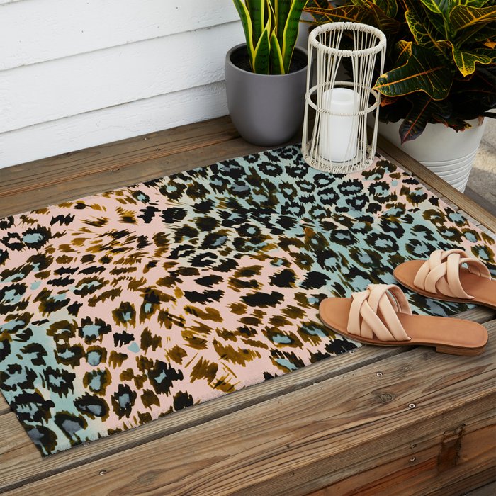 Abstract Animal Skin Outdoor Rug Gallery Image 2