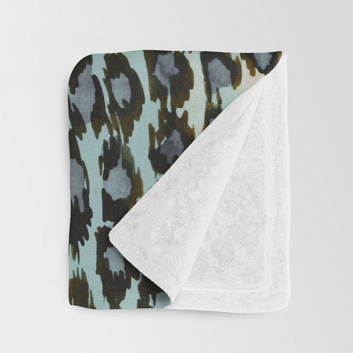 Abstract Animal Skin Throw Blanket Gallery Image 3