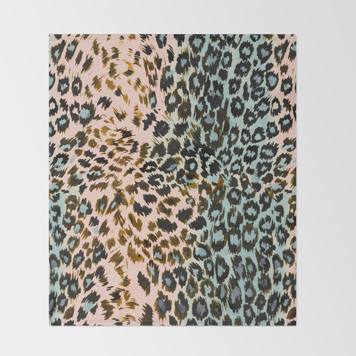Abstract Animal Skin Throw Blanket Gallery Image 2