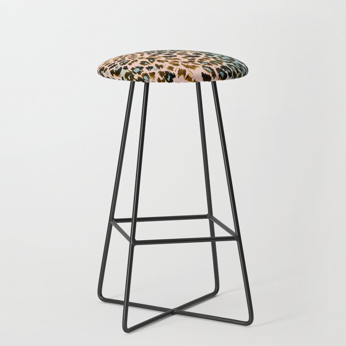 Abstract Animal Skin Stool Gallery Image 1