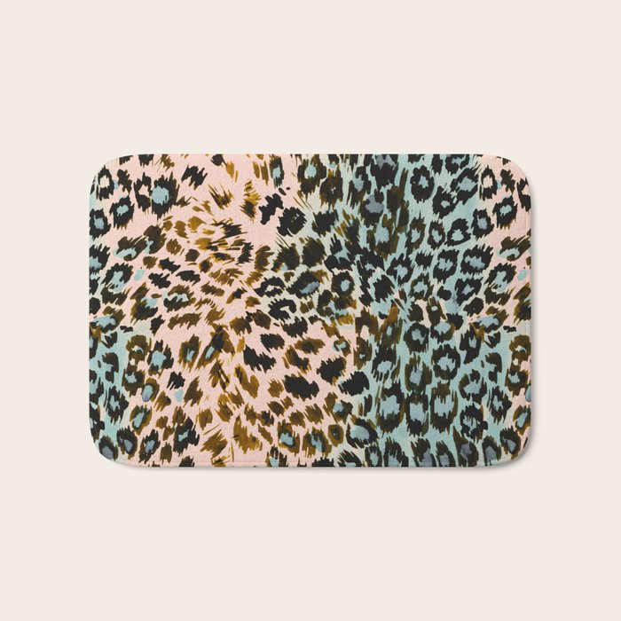 Abstract Animal Skin Bath Mat Gallery Image 1