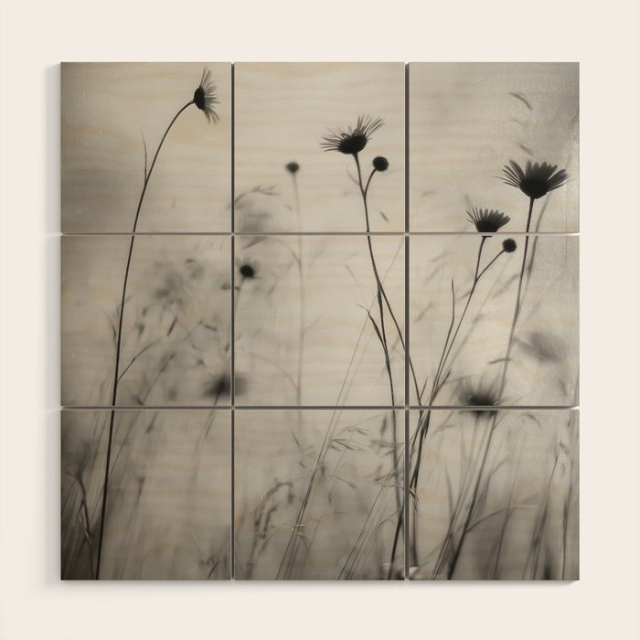 Whispers in Bloom II Wood Wall Art Gallery Image 1