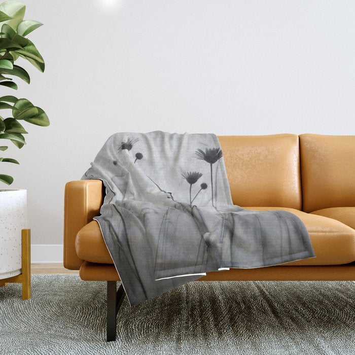 Whispers in Bloom II Throw Blanket Gallery Image 1