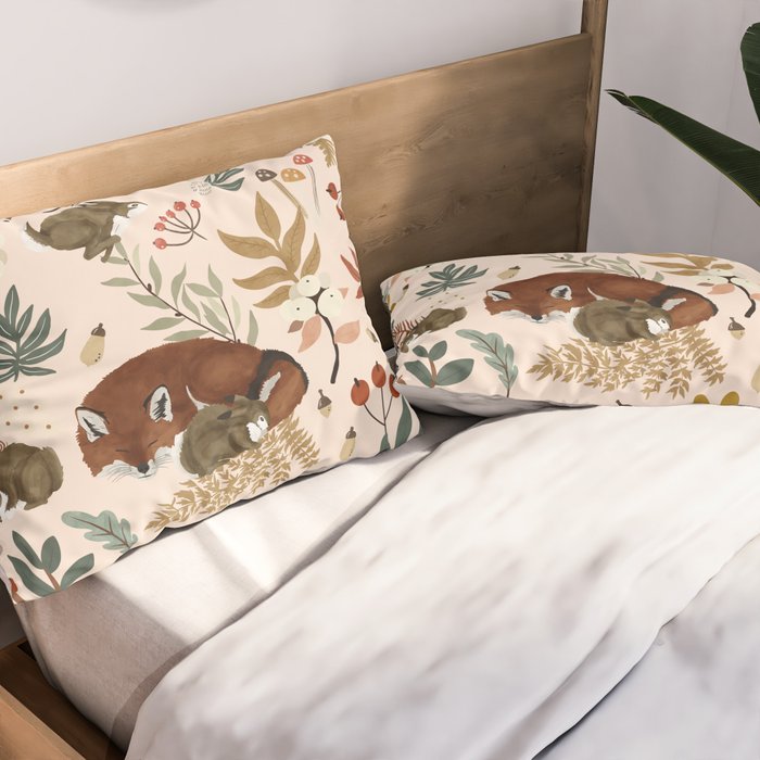 Animals winter wild nature 63 Pillow Sham Gallery Image 2