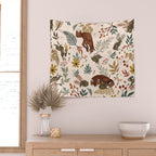 Animals winter wild nature 63 Wall Tapestry Gallery Image 2