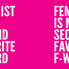 Feminist is My Second Favorite F-Word (Pink) Coffee Mug Gallery Image 2