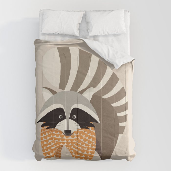 Whimsical Raccoon Comforter Gallery Image 1