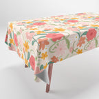 Bold Flowers Tablecloth Gallery Image 1