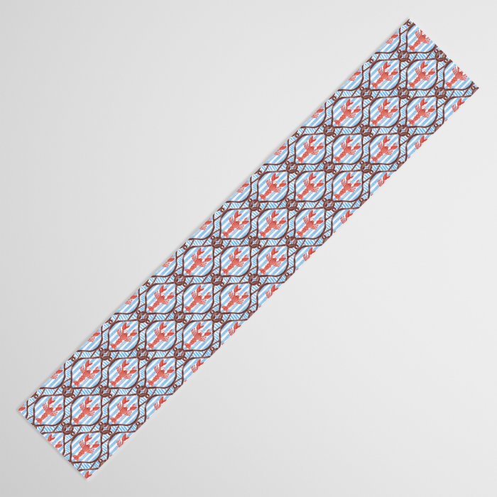 Coastal Lobster Elegance Table Runner Gallery Image 3