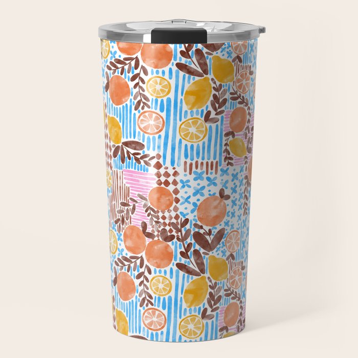 Citrus Fusion Extravaganza Travel Mug Gallery Image 1