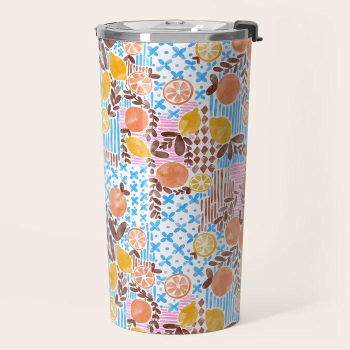 Citrus Fusion Extravaganza Travel Mug Gallery Image 2