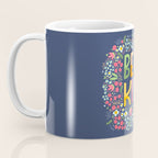 Be kind, floral Coffee Mug Gallery Image 3