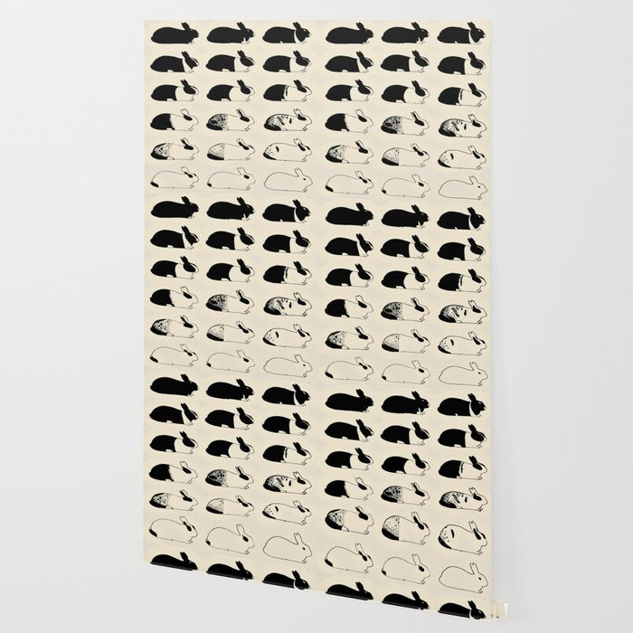 Studies of heredity in rabbits- William E.Castle - 1919 Cute Bunny Pattern Wallpaper Gallery Image 2