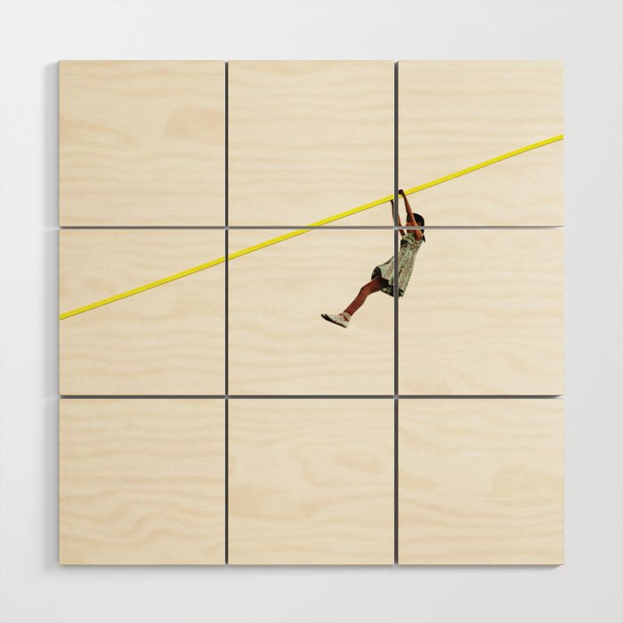 Zip Wire Wood Wall Art Gallery Image 1