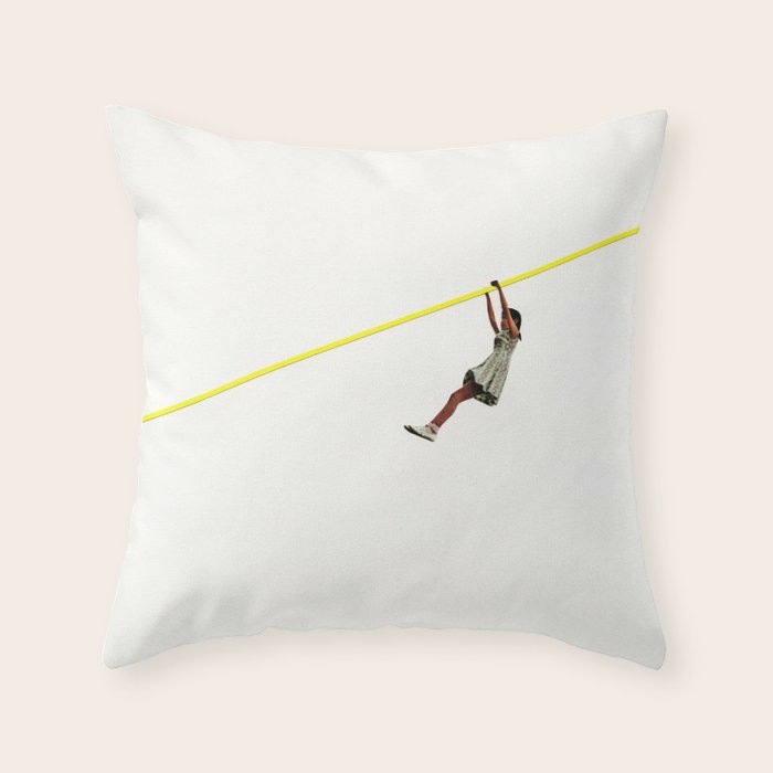 Zip Wire Throw Pillow Gallery Image 1