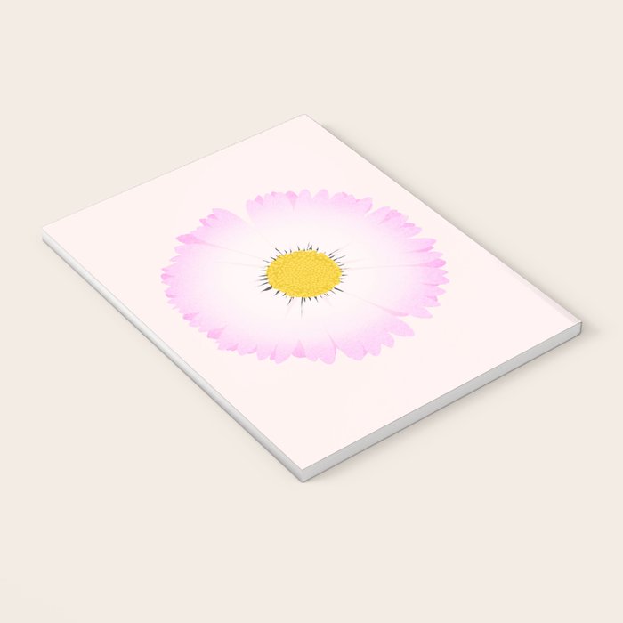White and Pink Daisy Notebook Gallery Image 3
