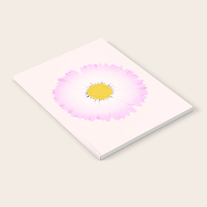 White and Pink Daisy Notebook Gallery Image 2