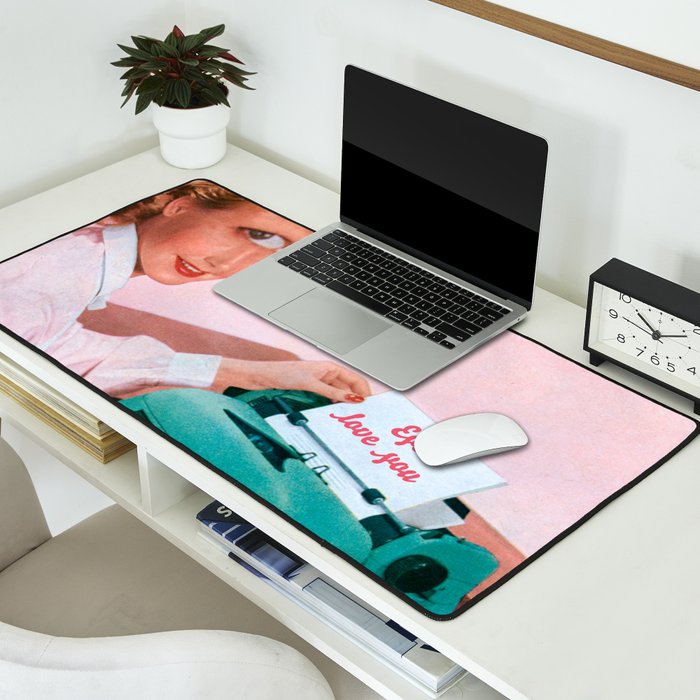 Eye love you Desk Mat Gallery Image 2
