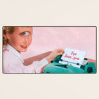 Eye love you Desk Mat Gallery Image 3