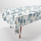 ma ville mon amour; City life collection soft grey  Tablecloth Gallery Image 1