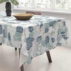 ma ville mon amour; City life collection soft grey  Tablecloth Gallery Image 3