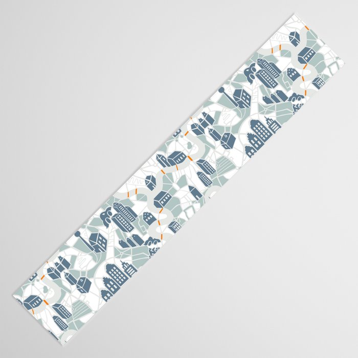 ma ville mon amour; City life collection soft grey  Table Runner Gallery Image 3