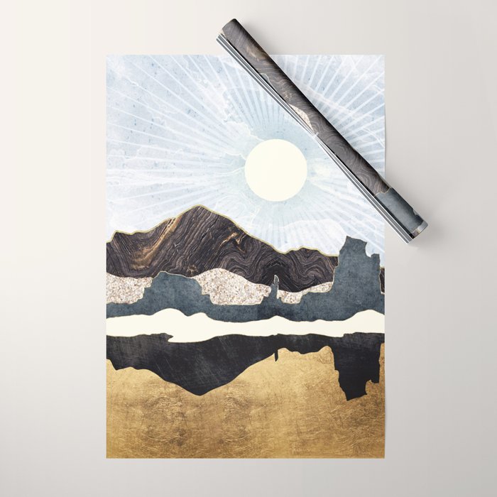 Desert Gold Wrapping Paper Gallery Image 1