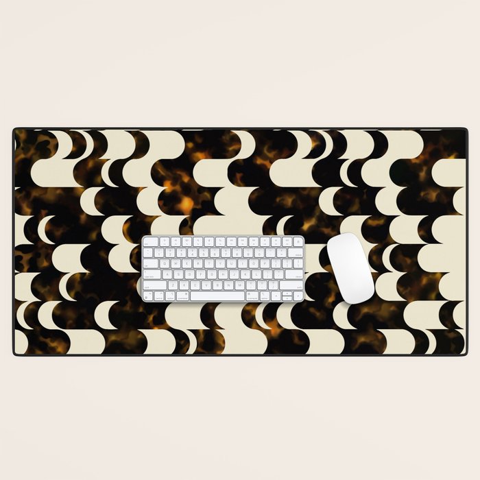 In Motion Amber Tortoise Desk Mat Gallery Image 1