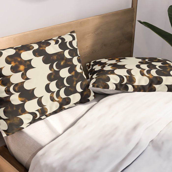 In Motion Amber Tortoise Pillow Sham Gallery Image 2