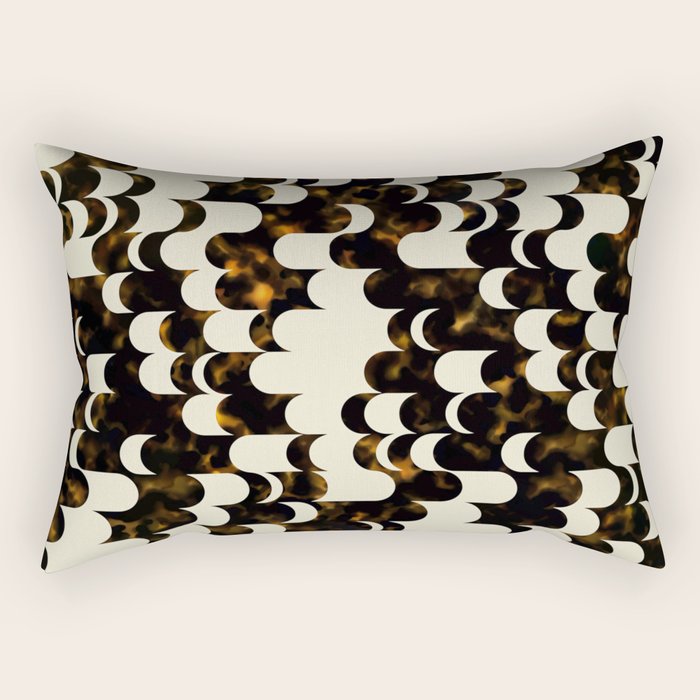 In Motion Amber Tortoise Rectangular Pillow Gallery Image 2