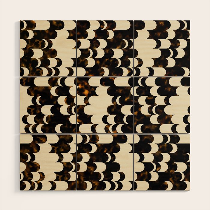 In Motion Amber Tortoise Wood Wall Art Gallery Image 1
