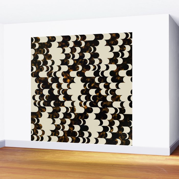 In Motion Amber Tortoise Wall Mural Gallery Image 2