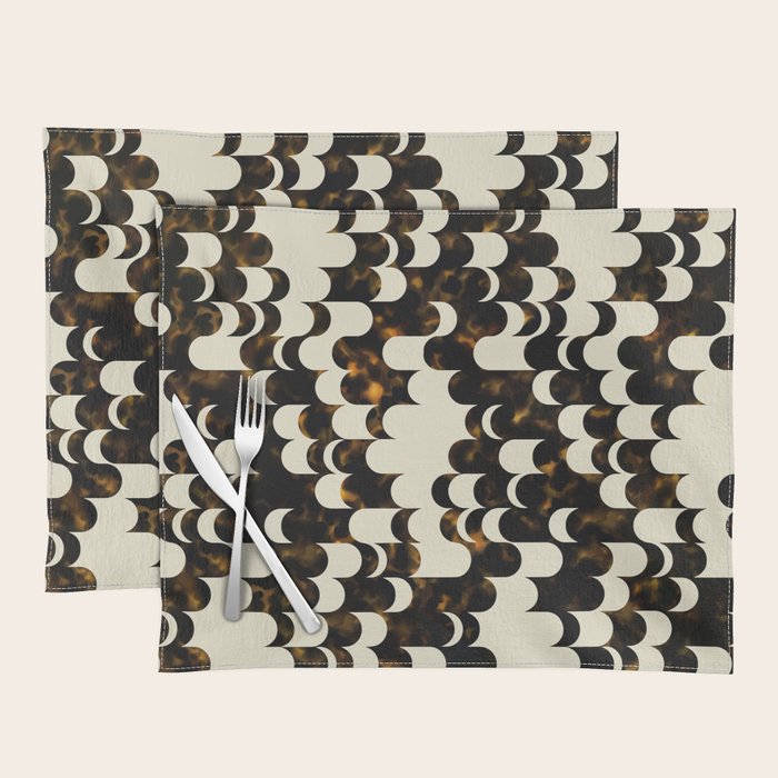 In Motion Amber Tortoise Placemat Gallery Image 1