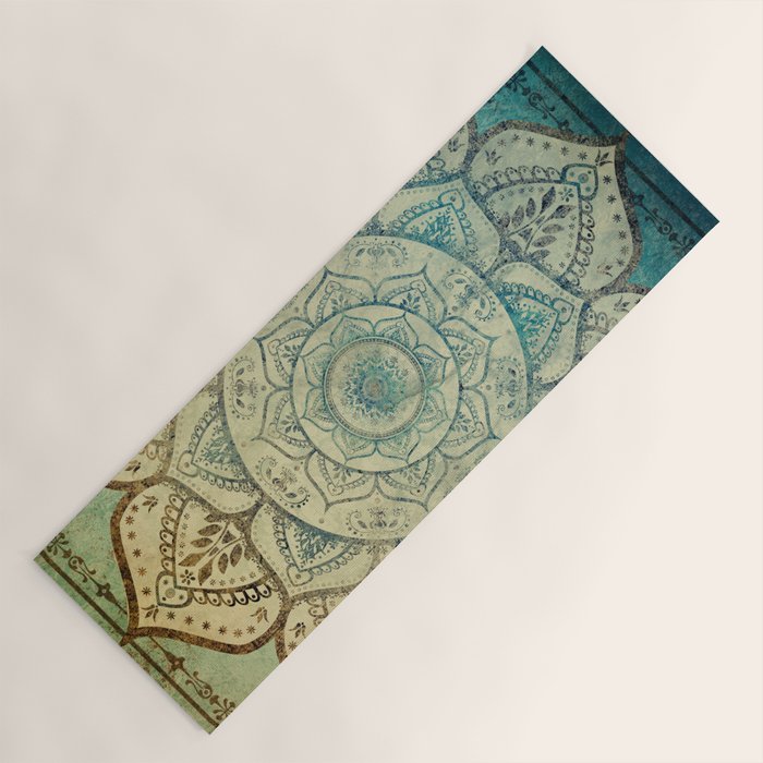 Faded Bohemian Mandala Yoga Mat Gallery Image 1