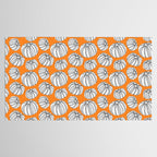 Autumn pumpkin vegetable art pattern Tablecloth Gallery Image 2