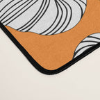 Autumn pumpkin vegetable art pattern Desk Mat Gallery Image 4