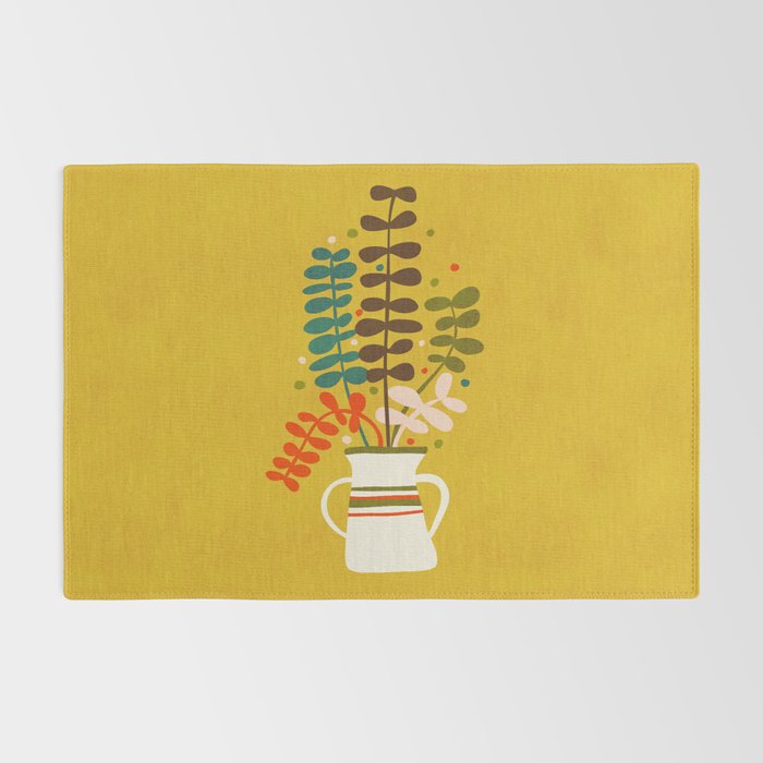 Potted Leaves Rug Gallery Image 2