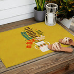 Potted Leaves Outdoor Rug Gallery Image 2