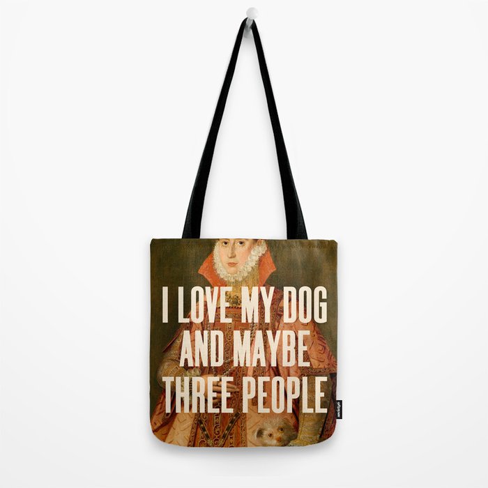 I Love My Dog Tote Bag Gallery Image 2