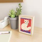 Impress Me Human Vintage Cat, Retro Illustration Mini Art Print Gallery Image 2