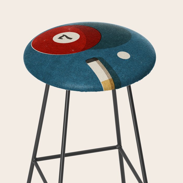 BILLIARDS / Ball 7 Stool Gallery Image 2